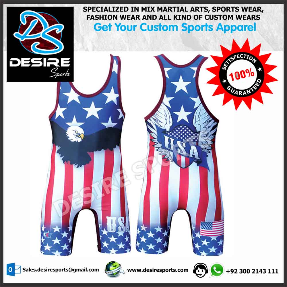 Custom Wrestling Singlets Desire Sports